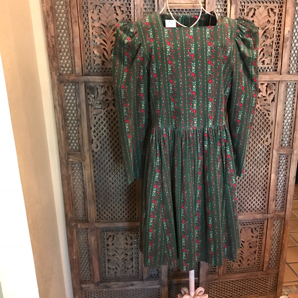 Vintage Laura Ashley Corduroy Dress